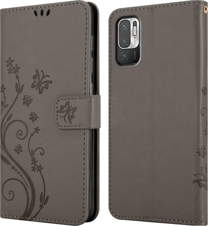 Actual product image Cadorabo Case Flower Book (Xiaomi Poco M3 Pro 5G, Xiaomi Redmi Note 10 5G)