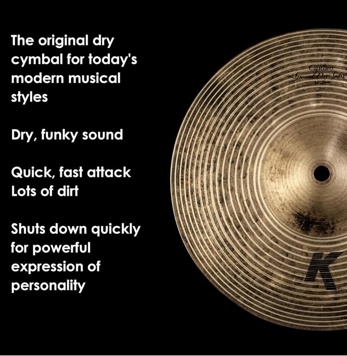 Actual product image Zildjian K Custom Series - 10 Special Dry Splash Cymbal (10", Cymbal)