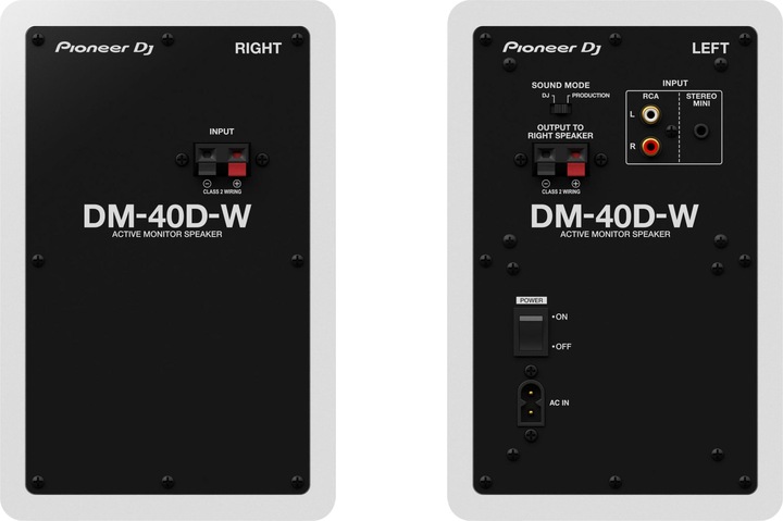 Actual product image Pioneer DJ DM-40D (Active, Pair, 2x 25 W)