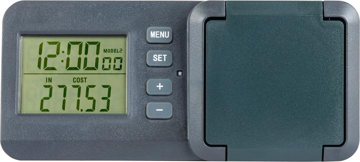 Produktbild REV ENERGIEKOSTENMESSGERÄT EP011CTL-GR, LCD-DISPLAY, IP44, SCHWARZ-GRÜN