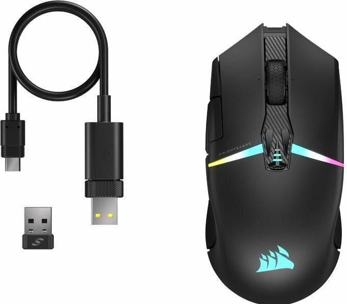Actual product image Corsair Nightsabre (Cable, Wireless)