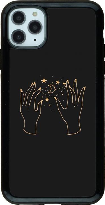 Produktbild PhoneLook Hülle Hybrid Armor schwarz Grey magic hands (Apple iPhone 11 Pro Max)