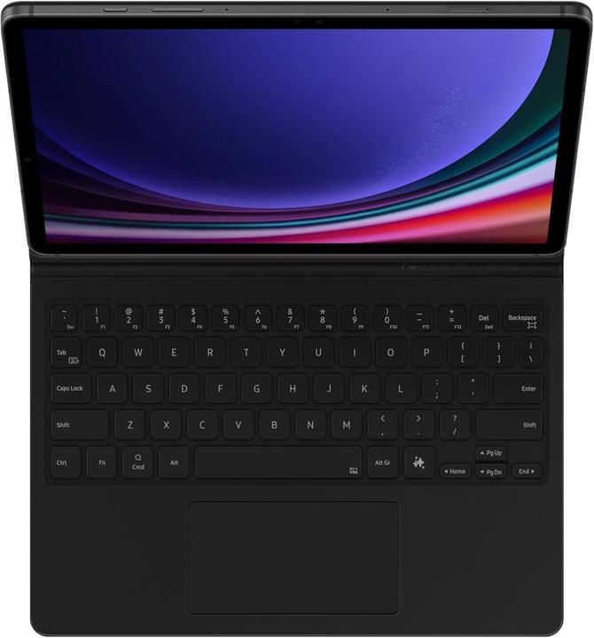 Actual product image Samsung Book Cover Keyboard (Germany, Samsung Galaxy Tab S9, Samsung Galaxy Tab S9 FE)
