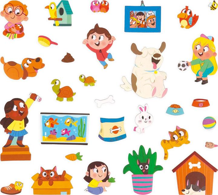 Actual product image Janod Magnetistoires Animaux Domestiques (German, 3 - 8 years)