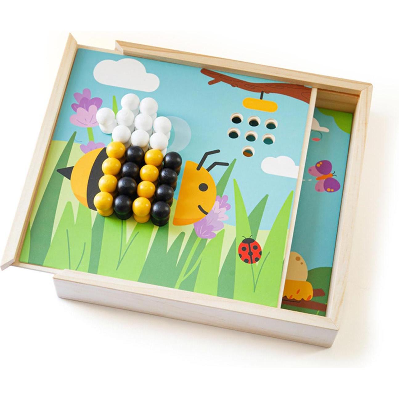 Thumbnail - Bigjigs Holzeinsatz Mosaik Spielgarten