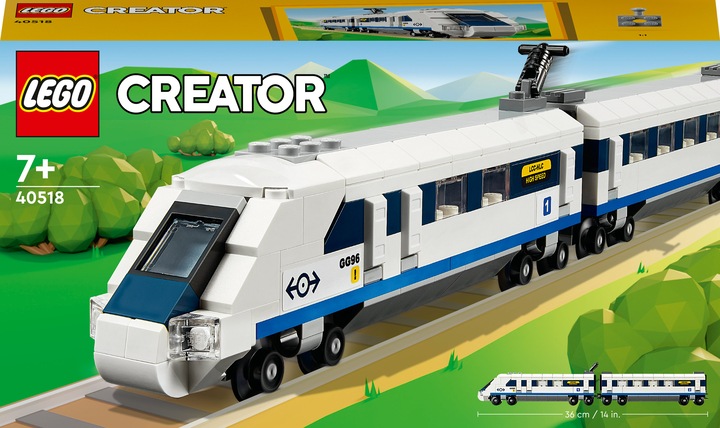 Image du produit LEGO Creator - Train à grande vitesse (40518, LEGO Creator 3-in-1)