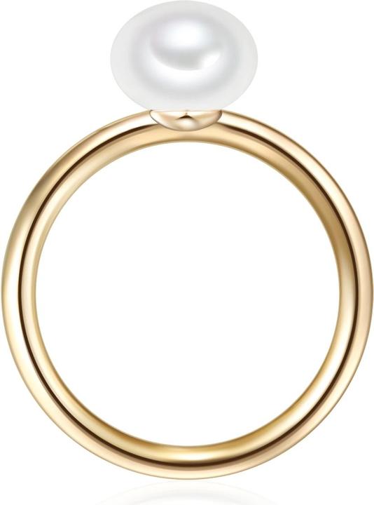 Produktbild Valero Pearls Damen Sterling Silber Süsswasser-Zuchtperle Gelbgold - 11346 (62, 925 Silber)
