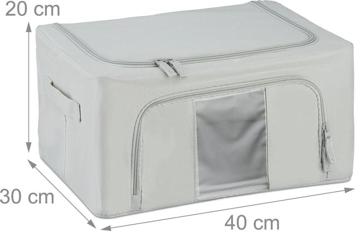 Produktbild Relaxdays Aufbewahrungstaschen-Set (40 x 30 x 20 cm, 100 l)