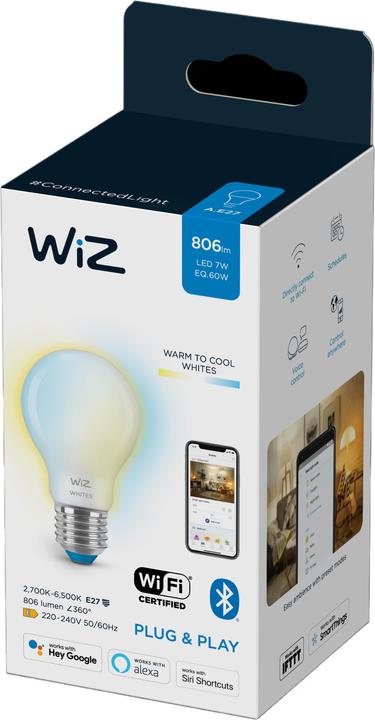Produktbild WiZ Milchglas (E27, 7 W, 806 lm, 1 x, E)