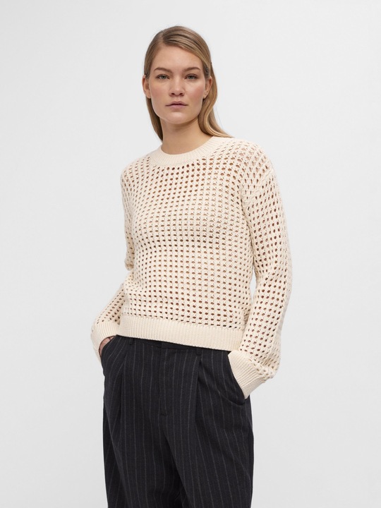 Produktbild Object Lochmuster Pullover (XS)