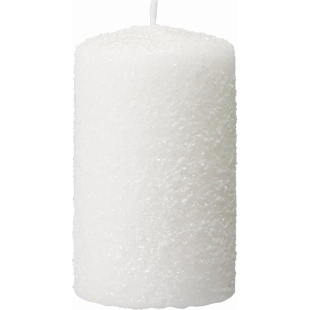 Wenzel, Kerzen, Stumpenkerze - Lights - ca. 6 x 10 cm - weiss (1 Stk.)