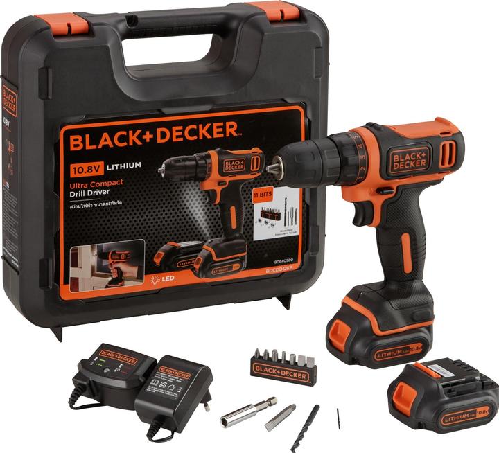 Productafbeelding Black & Decker Compacte boormachine BDCDD12KB (Boorschroevendraaier)
