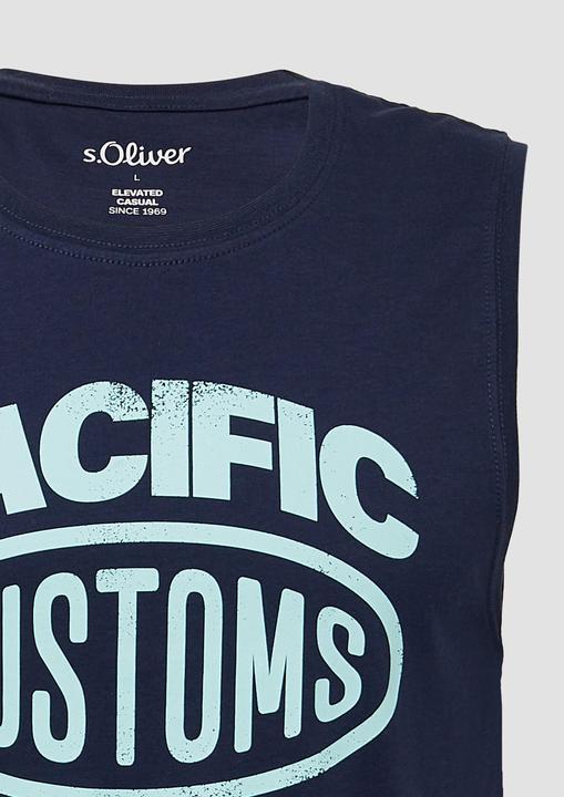 Produktbild S.Oliver T-Shirt Tanktop aus Baumwollle mit Frontprint (L)