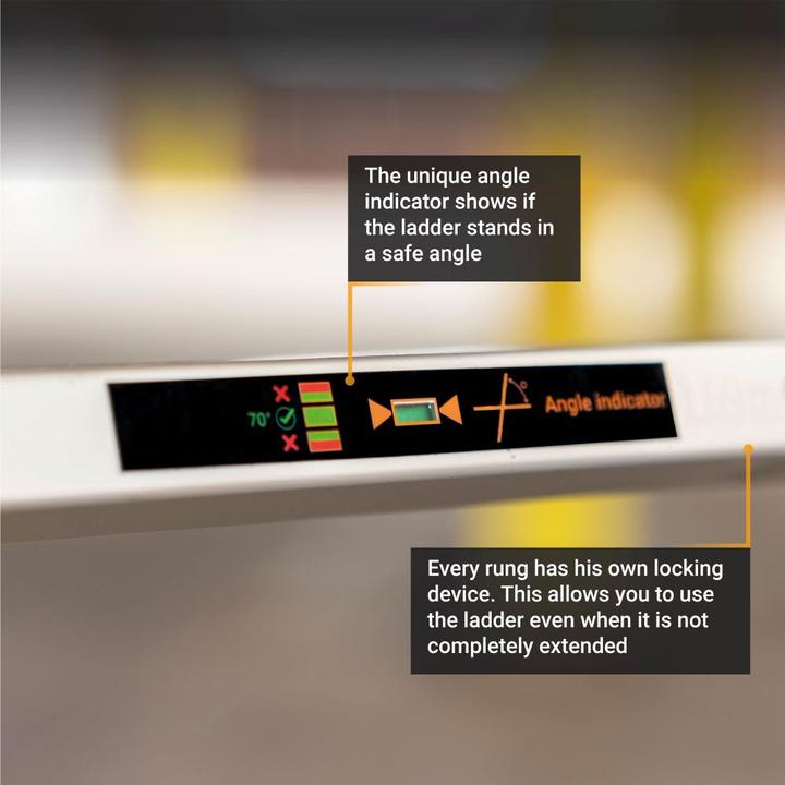 Actual product image Batavia Professional Telescopic Ladder 3.27m (Telescopic ladder, 327 cm)