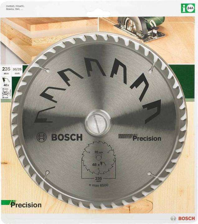 Productafbeelding Bosch Zubehör Cirkelzaagblad PRECISIESNEDEN