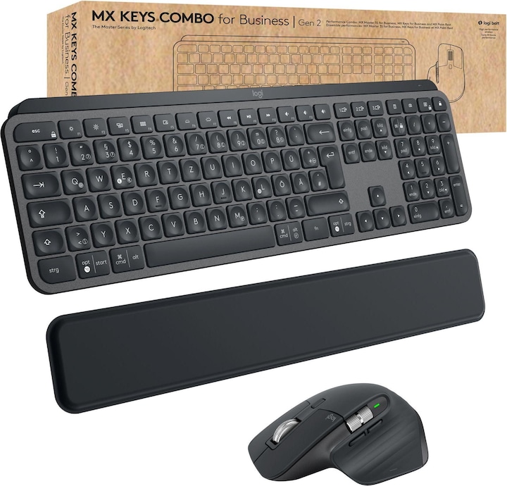 Logitech MX Keys Combo for Business Gen 2 (CH, Wireless)