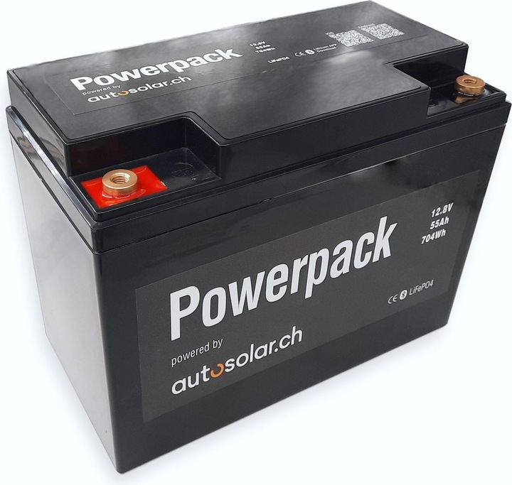 Produktbild Autosolar Solar-Komplettpaket 2 x 100W Solaranlage mit Lithiumbatterie 55Ah und 600W-Wechselrichter (200 W)
