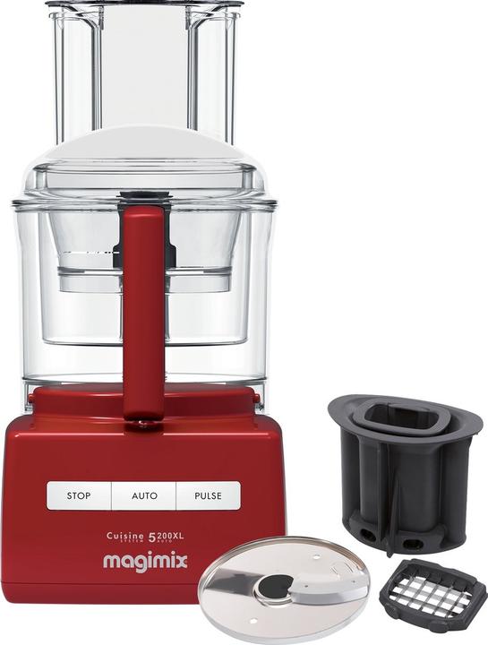 Actual product image Magimix CS 5200 XL Premium Foodprocessor + Blokjes- en Staafjeskit, rood (3600 ml, 950 W)