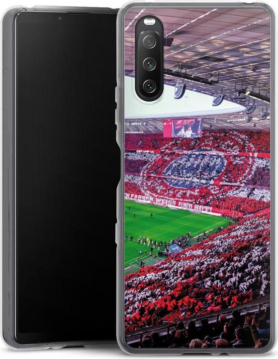 Produktbild DeinDesign Silikon Hülle für Sony Xperia 10 III Handyhülle Case Smartphone Schutzhülle FC Bayern München FCB (Sony Xperia 10 III)