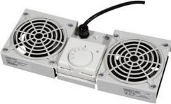 Productafbeelding LogiLink Dakventilatoreenheid, 2 ventilatoren, lichtgrijs (RAL7035)