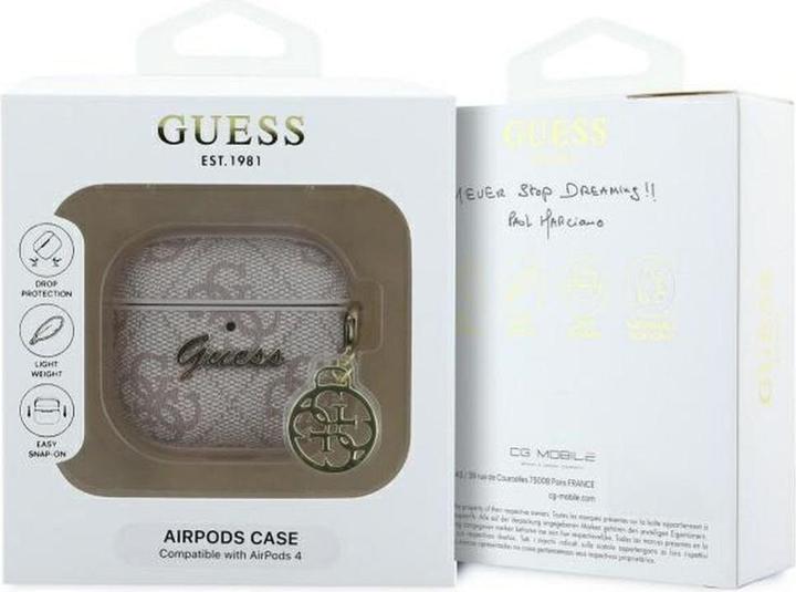 Produktbild Guess 4G Charm Collection Cover für Apple Airpods 4 - pink