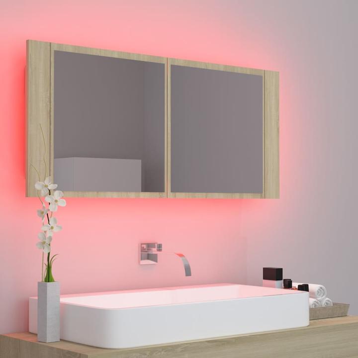 Actual product image vidaXL LED Spiegelschrank (100 x 12 x 45 cm)
