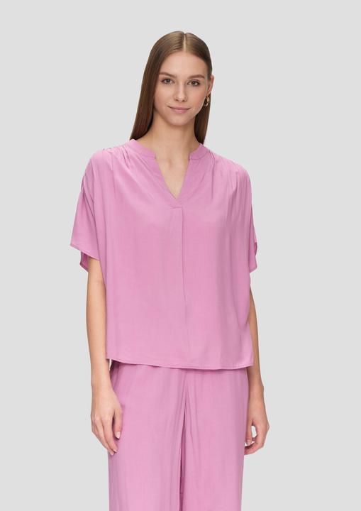 Image du produit s.Oliver Bluse Viskosebluse mit Tunikaausschnitt (36)
