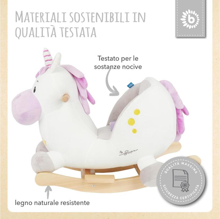 Image du produit Bieco Schaukeltier Einhorn Hörnchen