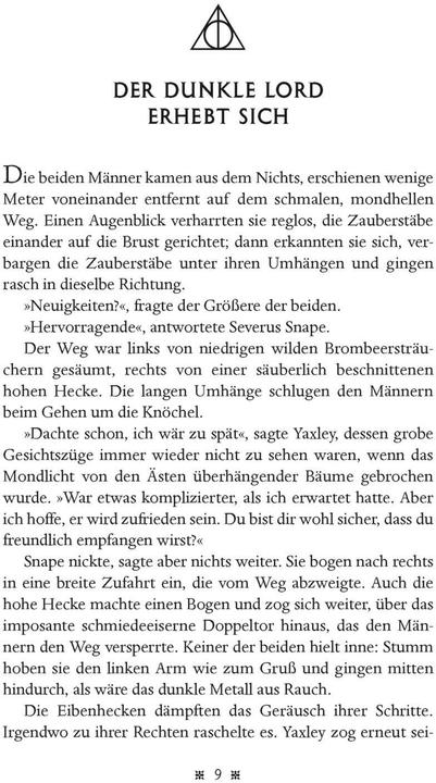 Produktbild Harry Potter und die Heiligtümer des Todes (Harry Potter 7) (J.K. Rowling, Deutsch)