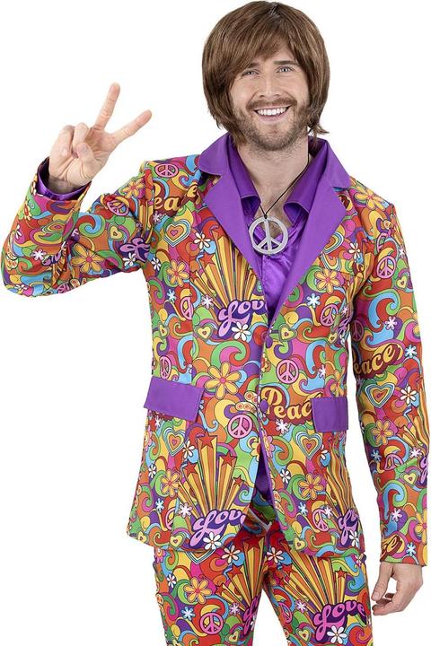 Immagine prodotto Smiffys Uomo 60s Rainbow Pace Costume Giacca (M)