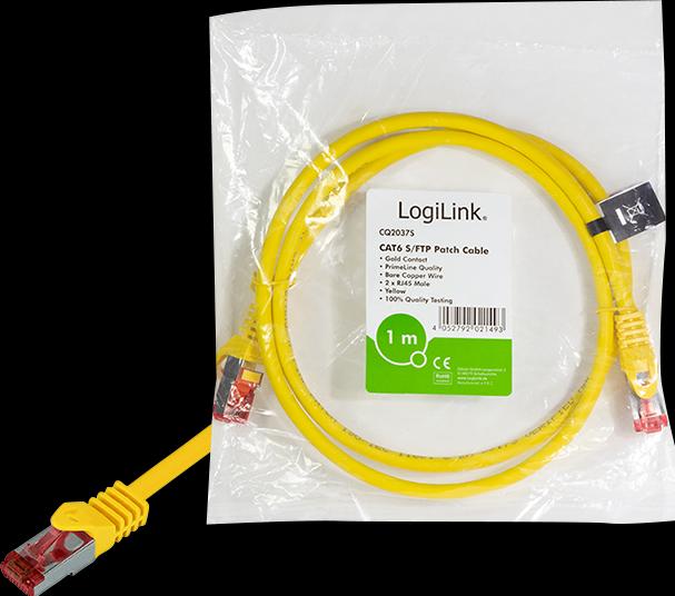 Image du produit LogiLink Câble réseau (S/FTP, CAT6, 1 m)