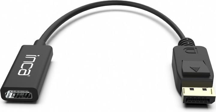 Actual product image Inca Adapter DisplayPort IDPH-07 1.4 > HDMI, 4K, 0.2m retail (HDMI, 20 cm)