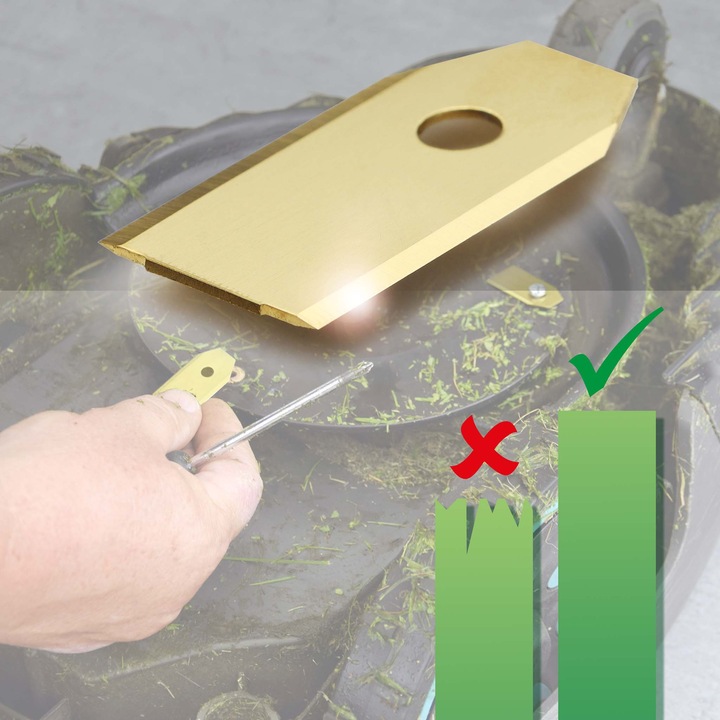 Immagine prodotto Wiltec Rasenroboter Messer Set Titan V1 35x18mm 18 Stück Mähroboter Rasenmäher (Robot falciante, Lame per tosaerba + lame di ricambio per macchine da giardino)