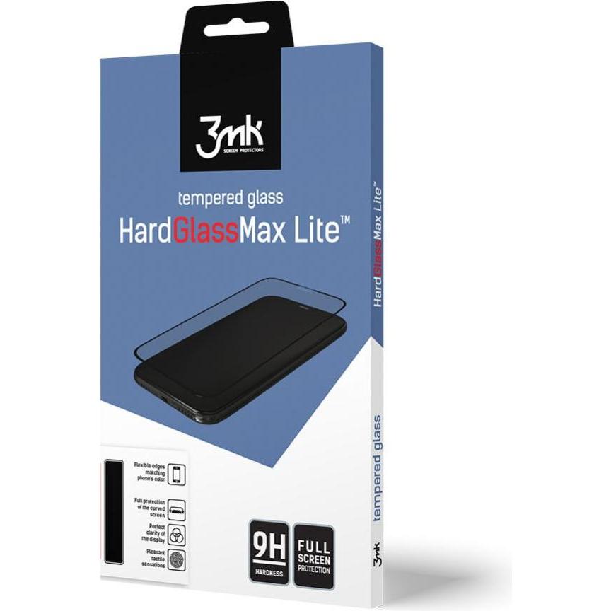 Thumbnail - 3MK Hardglass Max Lite Bildschirmschutz (1 Stück, Xiaomi Redmi Note 10 Pro), Smartphone Schutzfolie, Schwarz