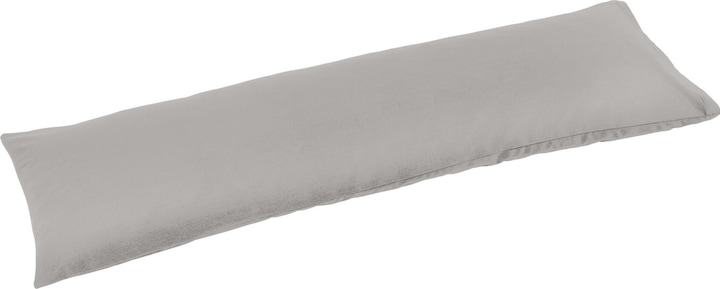 Image du produit Lotus Bettwaren Oreiller pour dormir sur le côté Housse en satin uni (Taie d'oreiller, 40 x 130 cm)