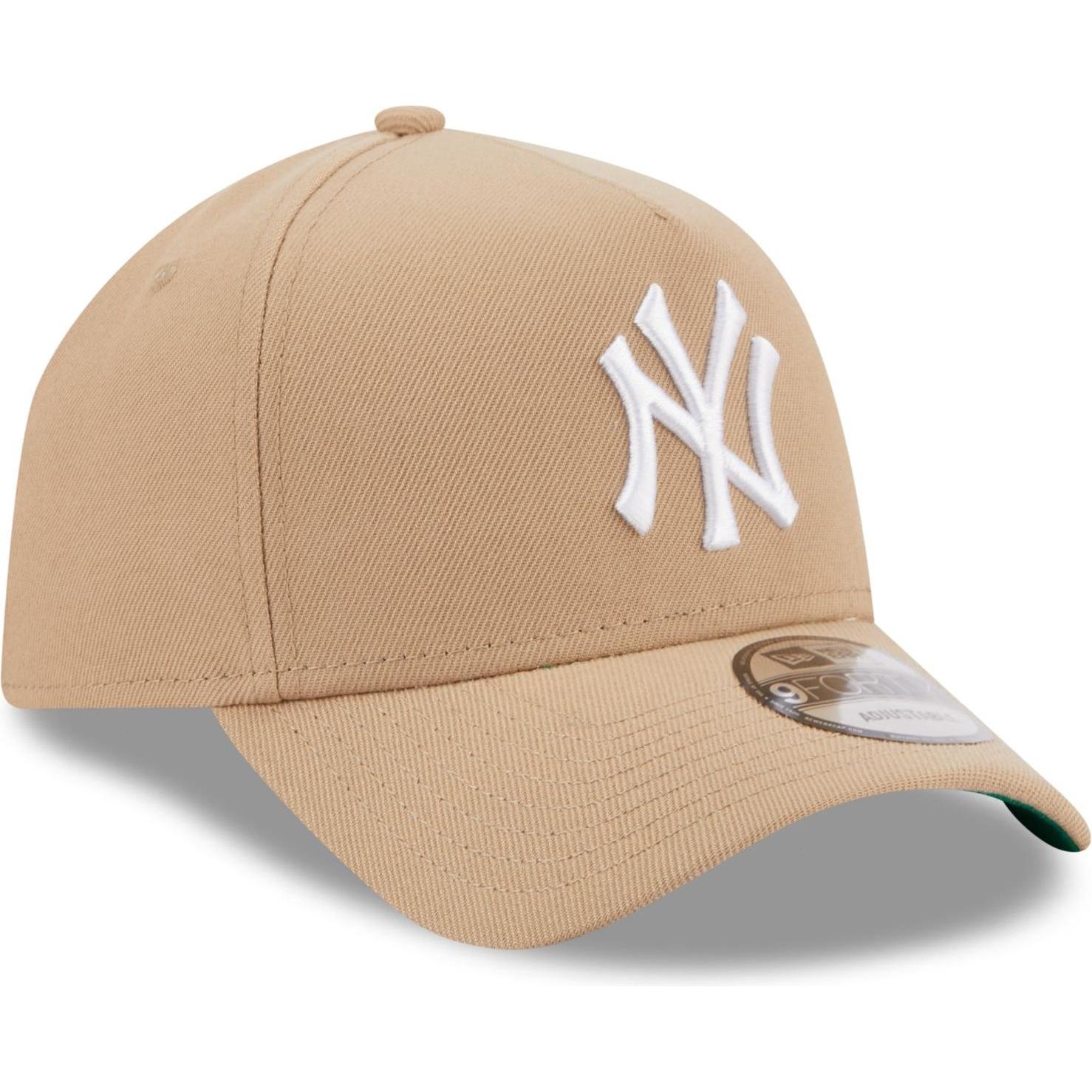 New Era, Herren, Cap, 9Forty A-Frame Cap - New York Yankees camel, Beige, (One Size)