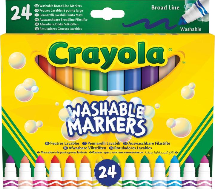 Crayola Crayons-feutres (multicolore, 24 x)
