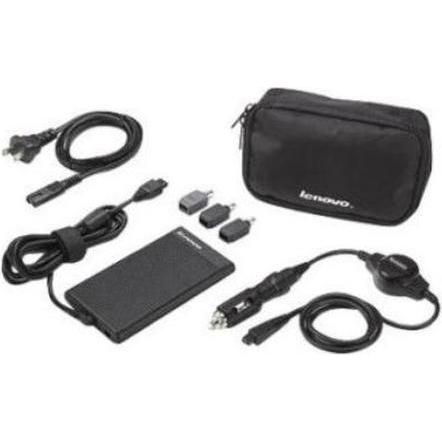 Lenovo 90W Slim AC/DC Combo Adapter (90 W), Notebook Netzteil, Schwarz
