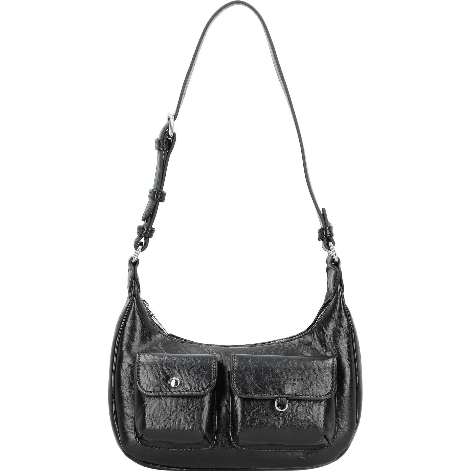 Seidenfelt, Handtasche, Liinaja Schultertasche 23 cm, Schwarz