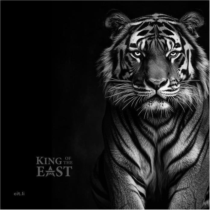 Actual product image CIT Coin Invest Silber King of the East - Tiger 1 oz PP - Ultra High Relief (1.00, 2025)