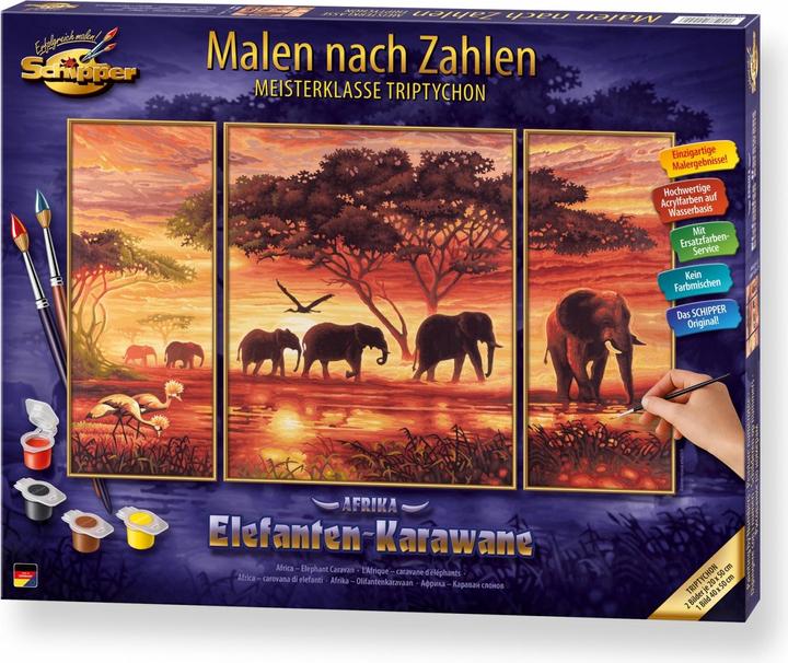 Schipper Painting by numbers - Elephants