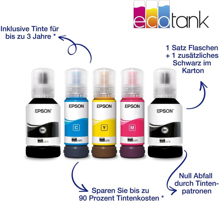 Image du produit Epson EcoTank ET-2856 (Réservoir d'encre, Couleur)