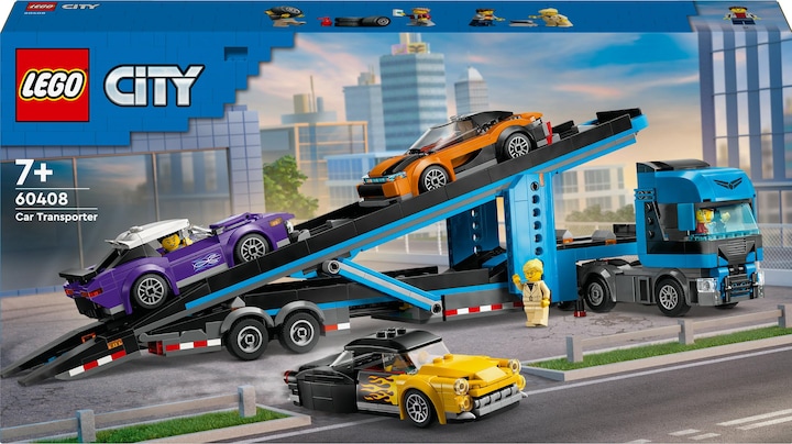 Produktbild LEGO Autotransporter mit Sportwagen (60408, LEGO City)