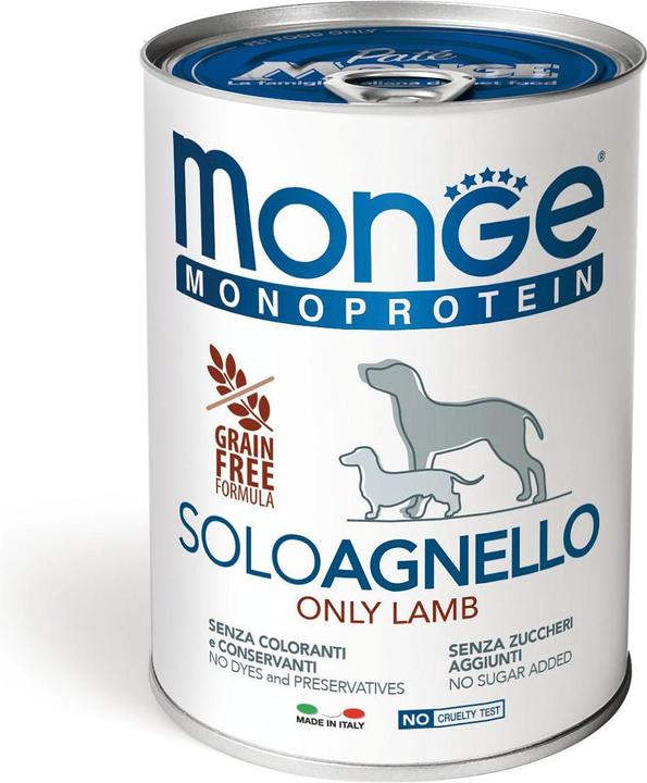 Actual product image Monge Monoprotein Solo (Adult, 1 pcs., 400 g)