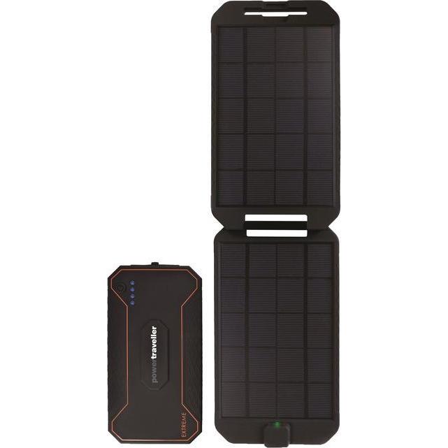 Powertraveller Solare (12000 mAh, 5 W, 44.40 Wh), Powerbank, Nero