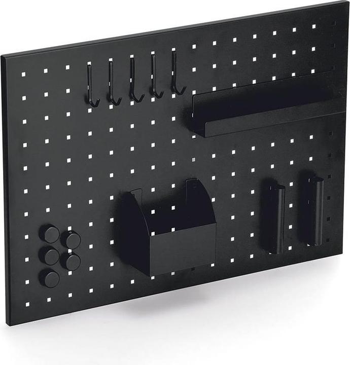 Actual product image Zeller Present Memo board with utensils, metal, black (Magnet board)