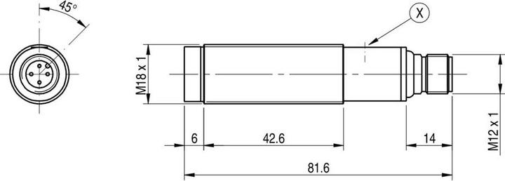 Actual product image Micro MD DETECTORS Opto sensor FARN/BP-1E FARN/BP-1E 10 - 30 V/DC 1 pc.