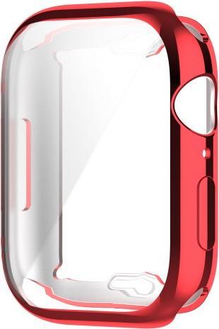 Produktbild Cover-Discount Apple Watch 45mm - Gummi Schutz Case rot