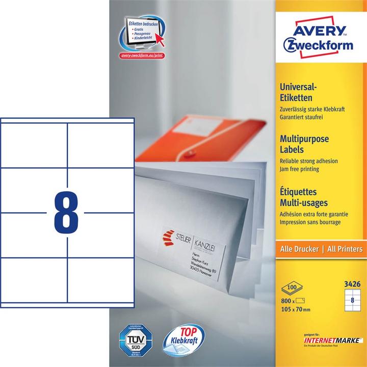 Produktbild Avery Universal-Etiketten