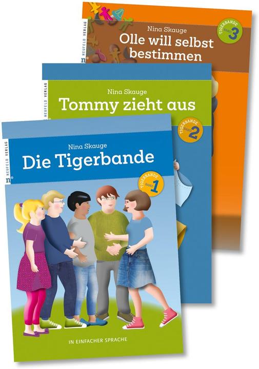 Produktbild Die Tigerbande - in einfacher Sprache (Deutsch, Cora Halder, Nina Skauge, 2018)